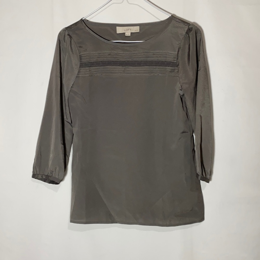 Loft Green Top Size XXSP Petite